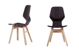 Chaise OBLIKANT — Chêne Marron