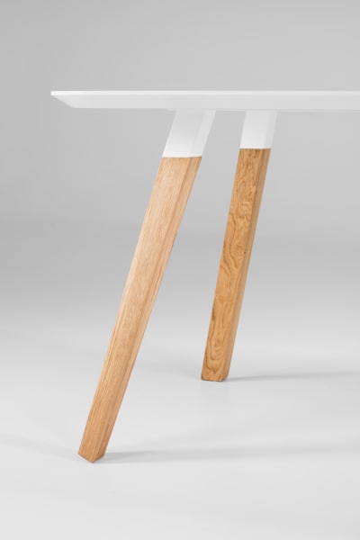 Table de diner OBLIQUE — Chêne huilé 230cm