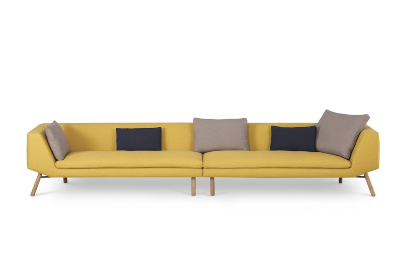 Canapé modulable COMBINE - 2 unités 186 x 95 — Jaune