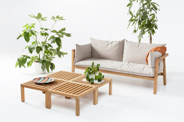 Canapé UMOMOKU 2 places — Oak & coussin (200)