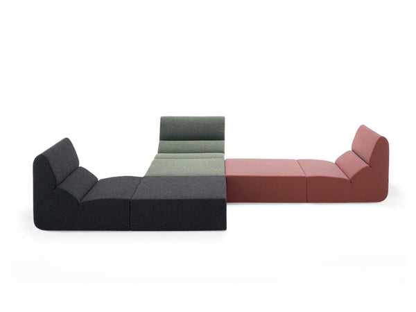 Chaise longue LAYOUT — Noir