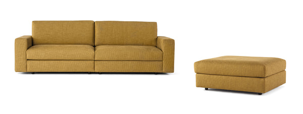 Canapé CLASSIC 2 places - 166 x 90 — Moutarde (400)