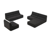 Chaise longue Layout — Noir
