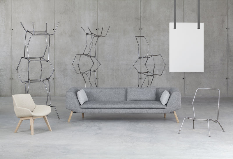 Canapé COMBINE 3 places — Gris (500)