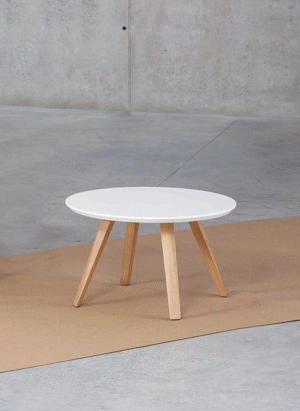 Table basse Oblique — Fenix et chêne blanc