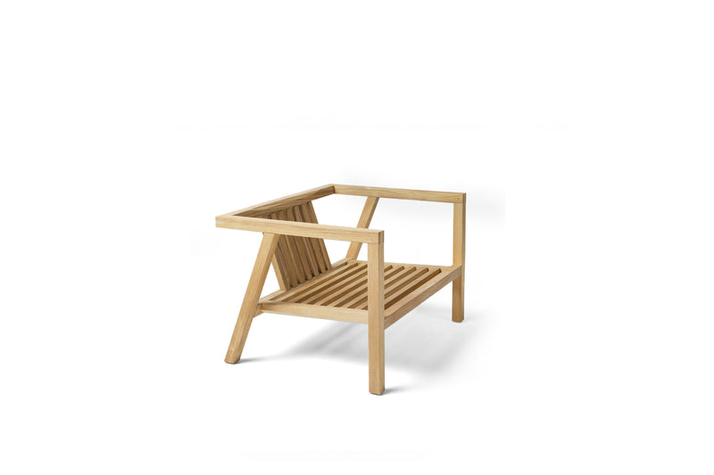 Fauteuil Outdoor UMOMOKU — Teck & coussin (200)