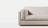 Canapé Code en tissu 4 places (220cm) — Blanc