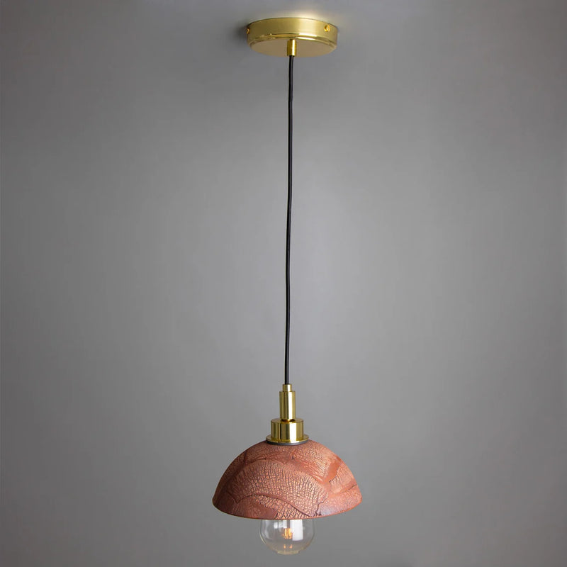 Suspension dôme Kingii — Rouge Fer