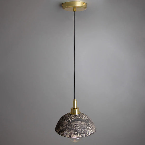 Suspension dôme Kingii — Noir Argile
