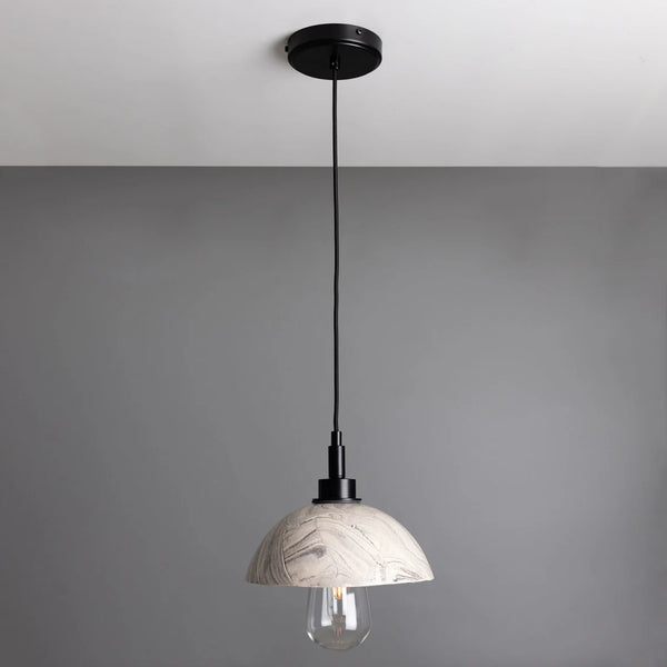 Suspension dôme Kingii — Céramique marbrée