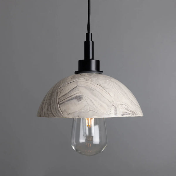 Suspension dôme Kingii — Céramique marbrée