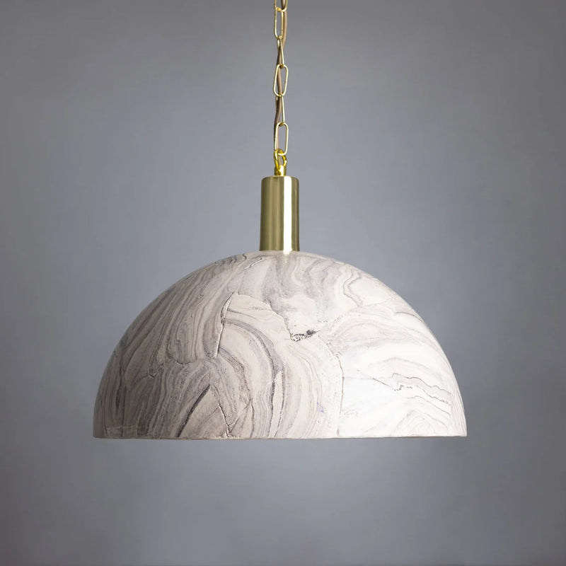 Suspension Dôme Kauri — Céramique marbrée