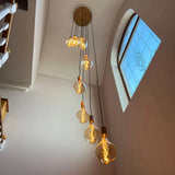 Suspension Nine Pendant Voronoi II — Noyer