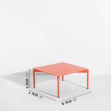 Table basse Fromme — Corail