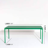 Table de diner Fromme - rectangulaire — Vert menthe