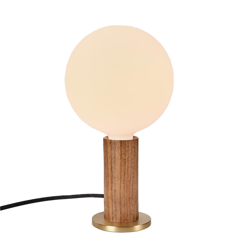 Lampe de table Knuckle - sphere IV — Noyer
