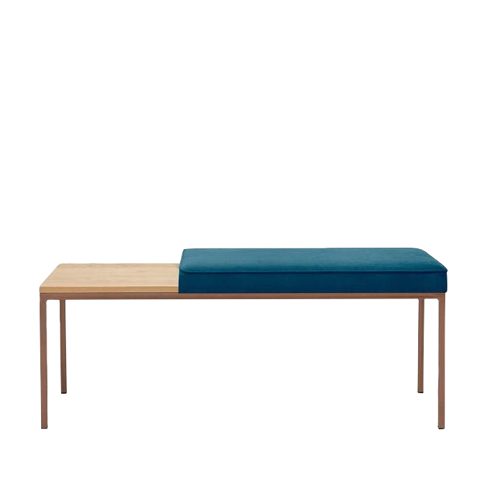 Banc Cube - Velvet Line — Copper & Royal Blue