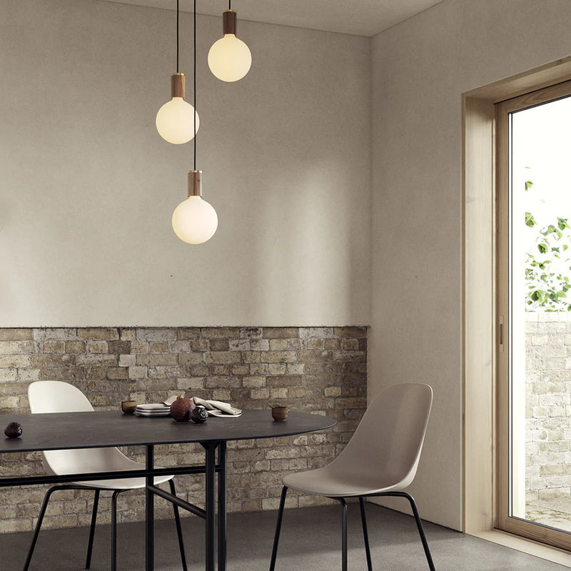 Suspension Triple Pendant Sphere IV Blanc — Chêne