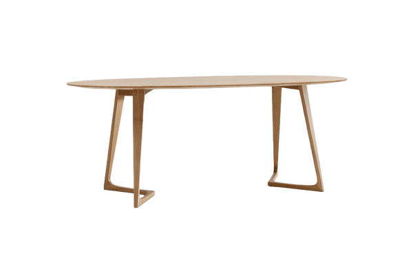 Table Twist Oval Chêne naturel — 240cm