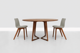 Table Twist ronde Ø120 — Noyer américain